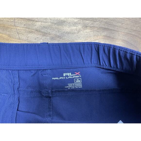 RLX Ralph Lauren Pants Mens 36 Short Blue Stretch Performance Golf Chino Pant - Picture 5 of 11